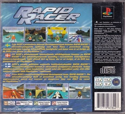 Rapid Racer - PS1 (B Grade) (Genbrug)